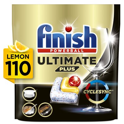 Kapsułki do zmywarki FINISH Powerball Ultimate Plus All in 1 Lemon - 2 x 110 szt.