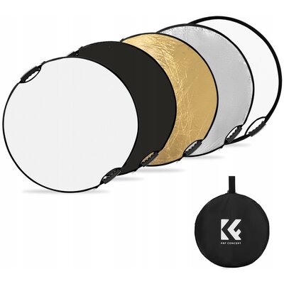 Blenda fotograficzna K&F CONCEPT KF18.0006, 5w1, okrągła 110 cm