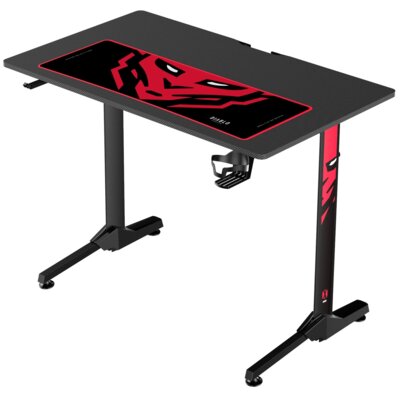 Biurko gamingowe DIABLO X-MATE 1000 + Fotel DIABLO CHAIRS X-Ray 2.0 Normal Size Biało-czarny