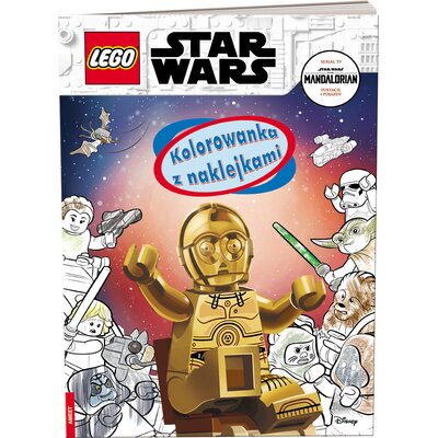 Kolorowanka LEGO Star Wars z naklejkami NA-6303 (okładka miękka)