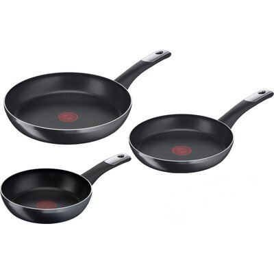 Zestaw patelni TEFAL Hard Titanium Essential C3889053 (3 elementy)
