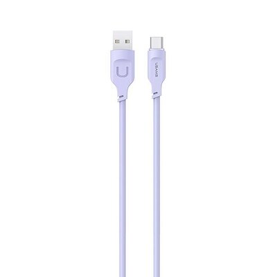 Kabel USB - USB-C USAMS Lithe Series 66W 1.2 m Fioletowy