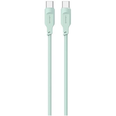 Kabel USB-C - USB-C USAMS SJ567USB04 100W 1.2 m Zielony