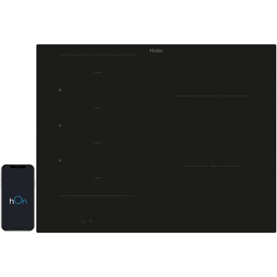 Płyta indukcyjna Haier ID Seria 4 HAMTB56IRB1S Minimalistyczny znikający wyświetlacz Tylko 47mm grubości Pole łączone Varycook