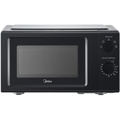 Kuchenka mikrofalowa MIDEA MD-MP012MK-BK 700W średnica 24.5 cm pojemność 19L Technologia inwerterowa innowave Czarny