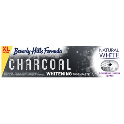 Pasta do zębów BEVERLY HILLS Whitening charcoal 100 ml