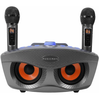 Power audio MUSICMATE MM-SK70-GR SingOwl Mikrofon Głośnik Karaoke