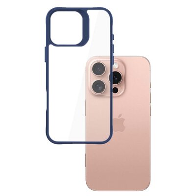 Etui 3MK Satin Armor Case+ do Apple iPhone 16 Pro Przezroczysto-niebieski