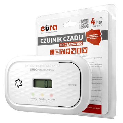 Czujnik tlenku węgla (czadu) EURA CD-72A2v4300/B