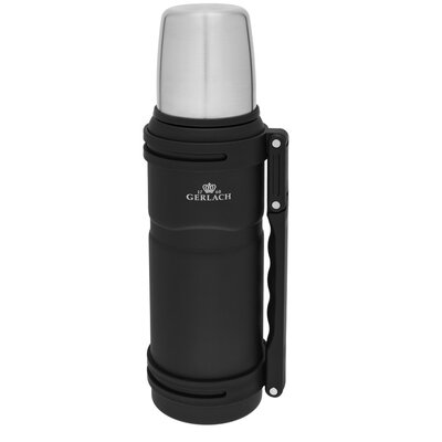 Termos GERLACH Assist Czarno-srebrny 1200 ml