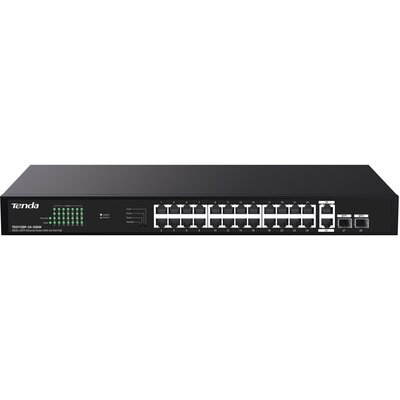 Switch TENDA TEG1128P-24-250W Gigabit Ethernet, 28 portów, Funkcja PoE