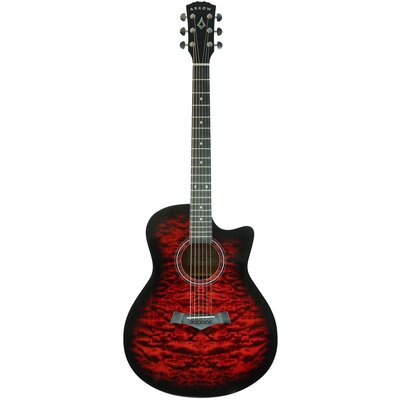 Gitara akustyczna ARROW Tiger Series Czerwony