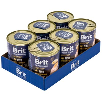 Karma dla psa BRIT Premium By Nature Ryba 6 x 800 g