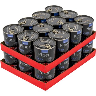 Karma dla psa PIPER Animals z dorszem 24 x 800 g