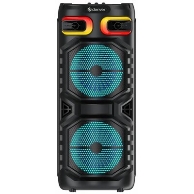Power Audio DENVER BPS-355 KARAOKE, 160W, Bluetooth, Bateria 3 godziny, Wejście mikrofonowe, Funkcja True Wireless Stereo