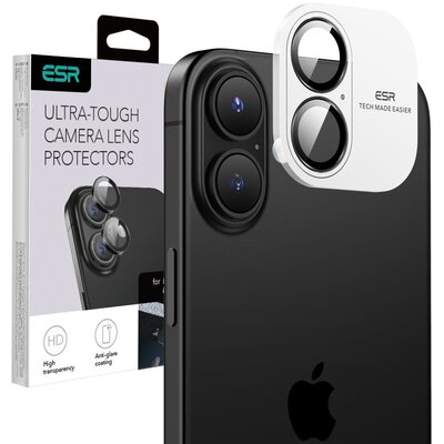 Szkło hartowane na obiektyw ESR Armorite Camera Protector do Apple iPhone 16/16 Plus Czarny