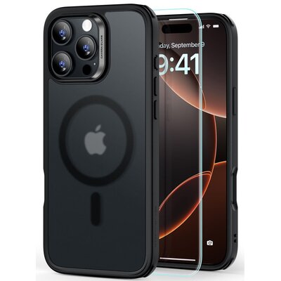 Etui ESR Classic Hybrid HaloLock MagSafe + Tempered Glass do Apple iPhone 16 Pro Max Czarny