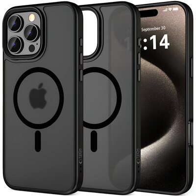 Etui TECH-PROTECT MagMat MagSafe do Apple iPhone 16 Pro Max Czarny Mat