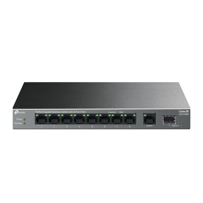 Switch TP-LINK LS1210GP Gigabit Ethernet, 10 portów, Funkcja PoE