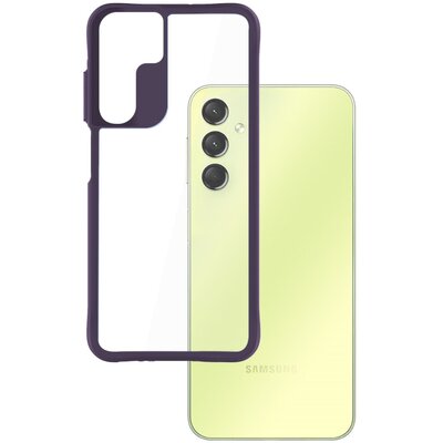 Etui 3MK Satin Armor Case+ do Samsung Galaxy A25 5G Przezroczysto-fioletowy