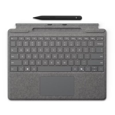 Klawiatura MICROSOFT Surface Pro Platynowy + Pióro Surface Slim Pen 2