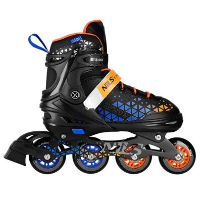 Łyżworolki NILS EXTREME Brave NH18190A 4w1 (rozmiar 34-38) Niebiesko-pomarańczowy