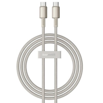 Kabel USB-C - USB-C BASEUS Tungsten Gold 100W 1 m Złoty