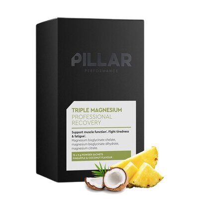 Magnez PILLAR Performance Triple Ananasowo-kokosowy (15 x 5 g)
