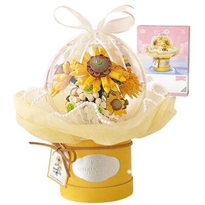 Klocki plastikowe QBI Świecąca kula Słoneczniki 1081301