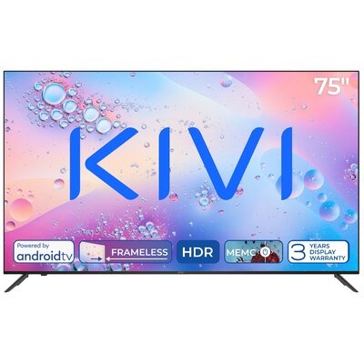 Telewizor KIVI 75U760QB 75" LED 4K Android TV