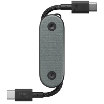 Kabel USB-C - USB-C NATIVE UNION Pocket Cable 60W 0.17 m Zielony