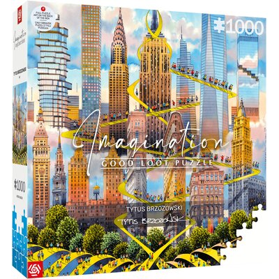 Puzzle CENEGA Good Loot Imagination Tytus Brzozowski Nowy Jork New York (1000 elementów)