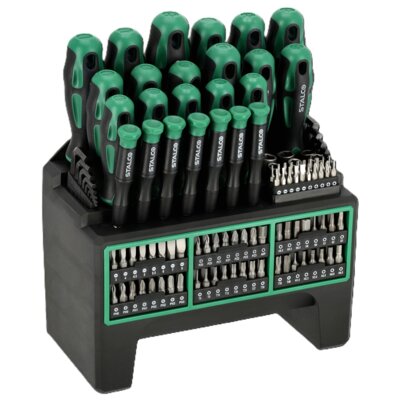 Zestaw wkrętaków STALCO S-12399 (114 elementów)