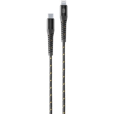 Kabel USB-C - Lightning CELLULARLINE Tetra Force 60W 2 m Czarny