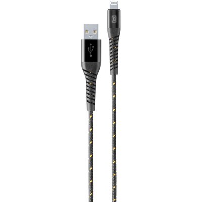 Kabel USB - Lightning CELLULARLINE Tetra Force 60W 1.2 m Czarny