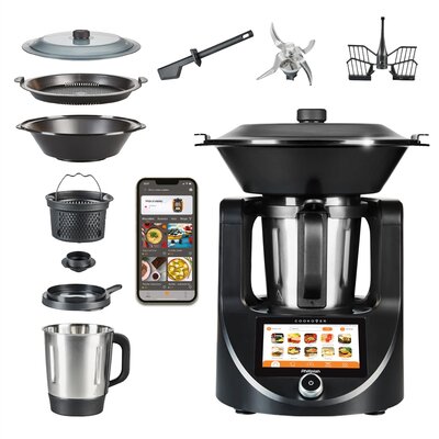 Robot wielofunkcyjny PHILIPIAK COOKOVER C-01 (WiFi) z wbudowaną wagą i funkcją gotowania, dostępem do ponad 2400 darmowych przepisów