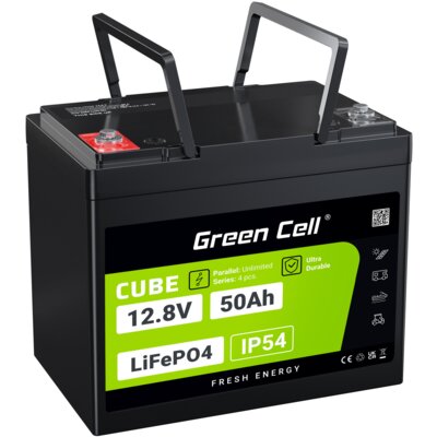 Akumulator GREEN CELL LFPGC12V50AH 50AH 12.8V