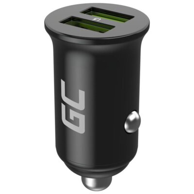 Ładowarka samochodowa GREEN CELL PowerRide Nano 36W Czarny