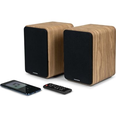 Aktywne kolumny podstawkowe THOMSON WS602DUO Drewno (2 szt.)