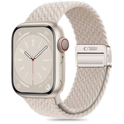 Pasek TECH-PROTECT NylonMag do Apple Watch 6/7/8/9/10/SE (40/41/42mm) Tytanowy