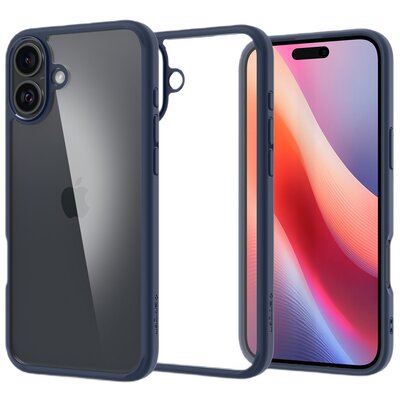 Etui SPIGEN Ultra Hybrid do Apple iPhone 16 Przezroczysto-granatowy