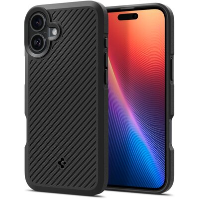 Etui SPIGEN Core Armor do Apple iPhone 16 Czarny matowy