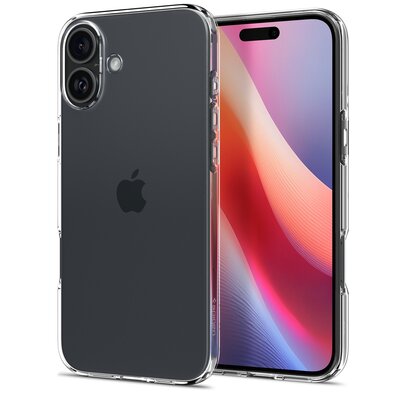 Etui SPIGEN Liquid Crystal do Apple iPhone 16 Przezroczysty