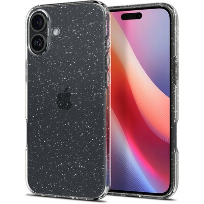 Etui SPIGEN Liquid Crystal do Apple iPhone 16 Plus Przezroczysto-brokatowy