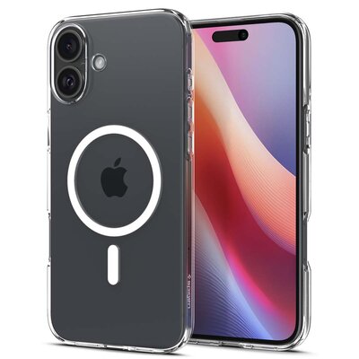 Etui SPIGEN Liquid Crystal Mag MagSafe do Apple iPhone 16 Plus Przezroczysty
