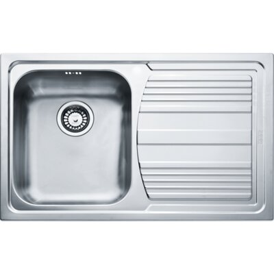 Zlewozmywak jednokomorowy z ociekaczem FRANKE Logica LLL 611-79 101.0086.232 Len 50x79
