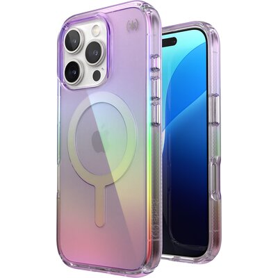 Etui SPECK Presidio2 Lux MagSafe do Apple iPhone 16 Pro Przezroczysto-fioletowy