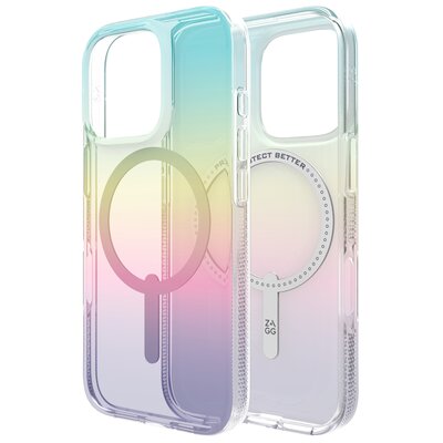 Etui ZAGG Milan Snap Magsafe Iridescent do Apple iPhone 16 Pro Wielokolorowy