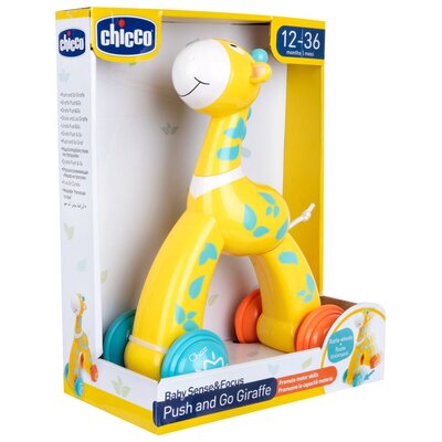 Zabawka edukacyjna CHICCO Baby Sense & Focus Żyrafa Push Go 00009947000000
