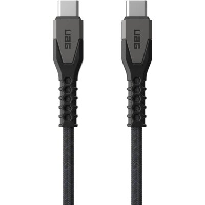 Kabel USB-C - USB-C UAG Rugged Cable 60W 1.5 m Czarno-szary